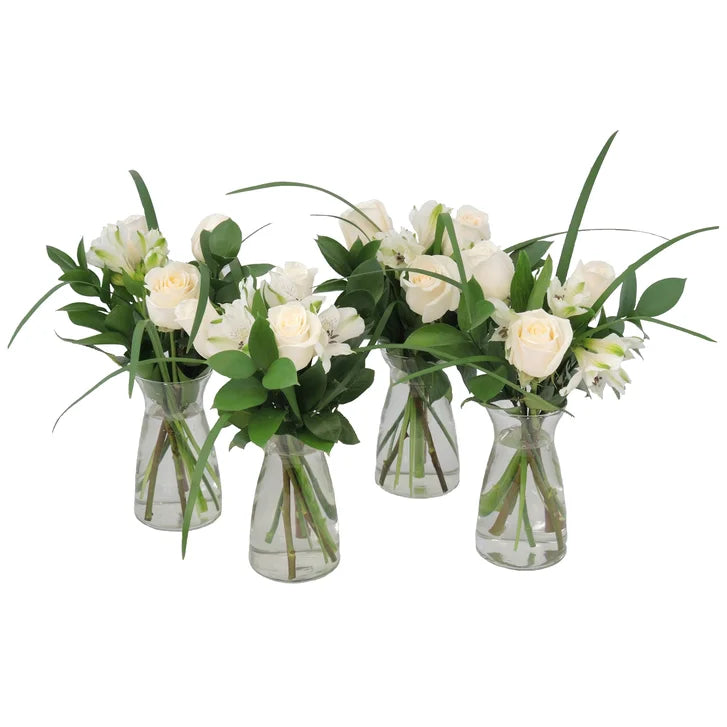 Romantic Rose Mini Bouquets, 20-pack