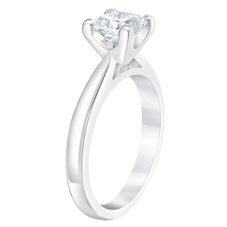 Princess Cut Diamond Solitaire Ring (1.00 ct)