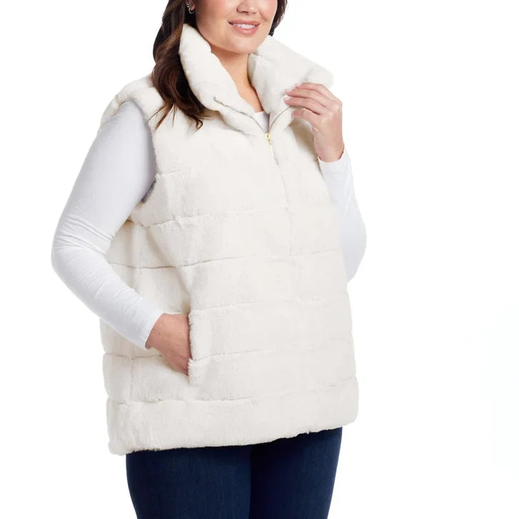 Weatherproof Women's Faux Fur Vest