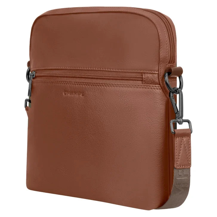 Champs Onyx Collection Leather Cross-Body Bag