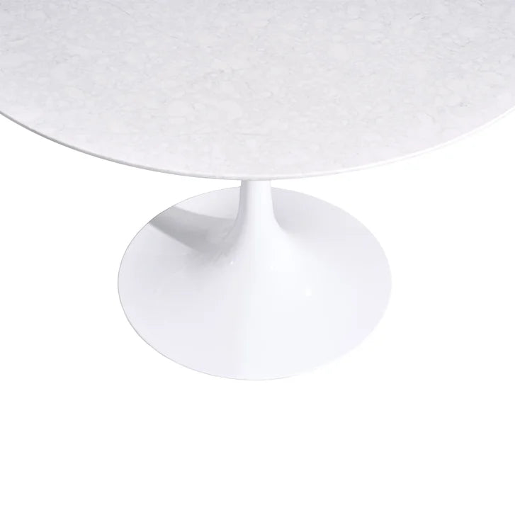 Orchid Round Solid Quartz Dining Table, 111.8 cm (44 in.) diameter