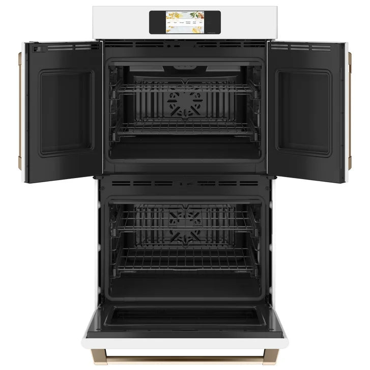 Café 30 in. 10 cu ft. Electric French-Door Double Wall Oven with True European Convection