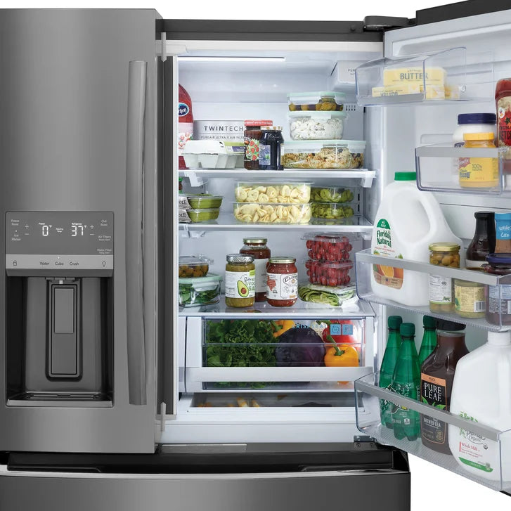 Frigidaire Gallery 36 in 21.5 cu ft. Counter-Depth French Door Refrigerator with Auto-Close Doors