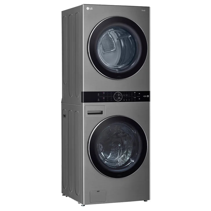 LG Single Unit Front Load WashTower with 5.2 cu ft. Steam Washer and 7.4 cu ft. Electric Steam Dryer