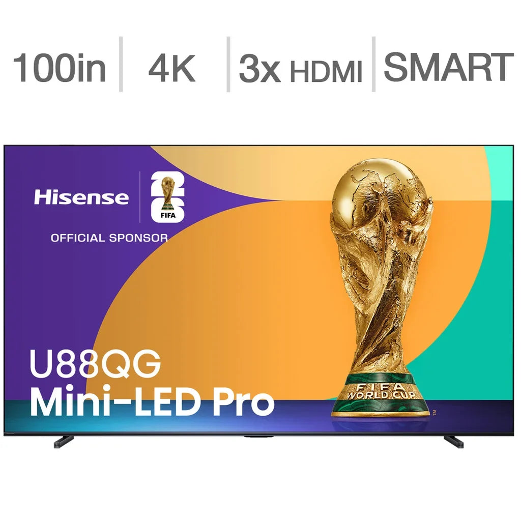 Hisense 100" Class - U88QG Series - 4K QLED Mini LED Pro TV