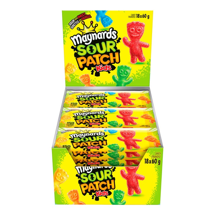 Maynards Sour Patch Kids Candy, 18 × 60 g