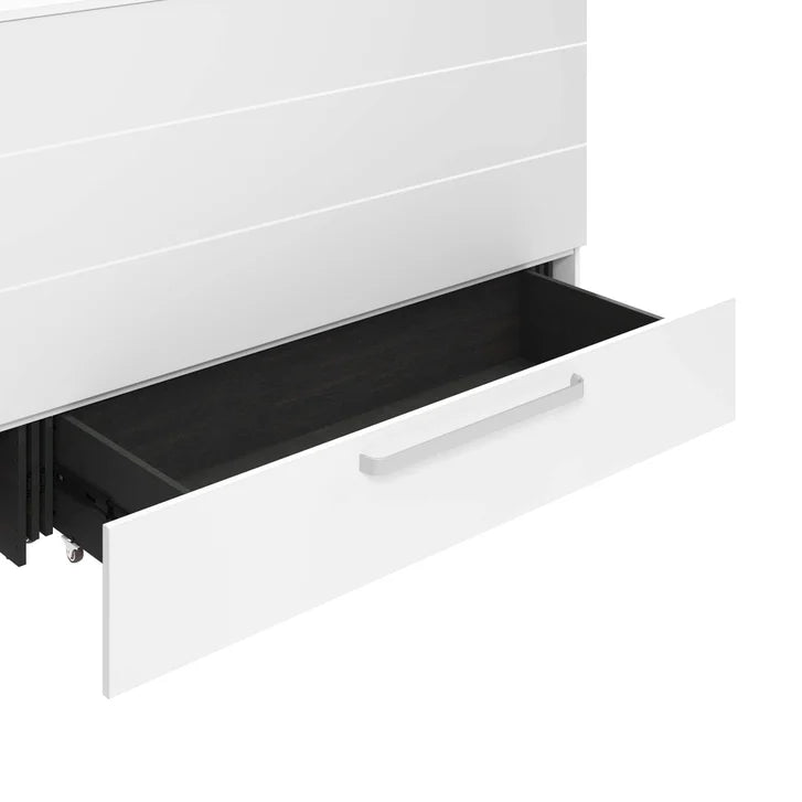 Borealis Double Cabinet Bed with Drawer & Mattress