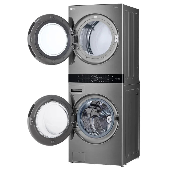 LG Single Unit Front Load WashTower with 5.2 cu ft. Steam Washer and 7.4 cu ft. Electric Steam Dryer