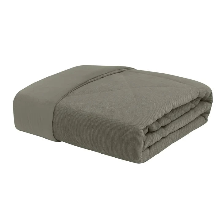 Roots Home Corduroy Comforter Set, 3-piece