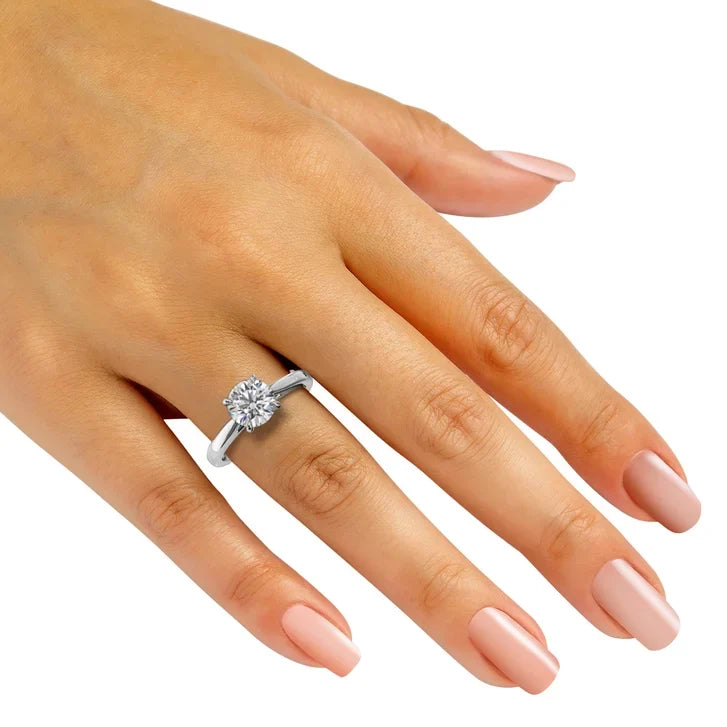 Round Brilliant Diamond Solitaire Ring (1.50 ct)