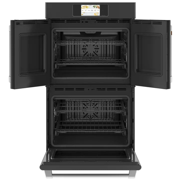 Café 30 in. 10 cu ft. Electric French-Door Double Wall Oven with True European Convection