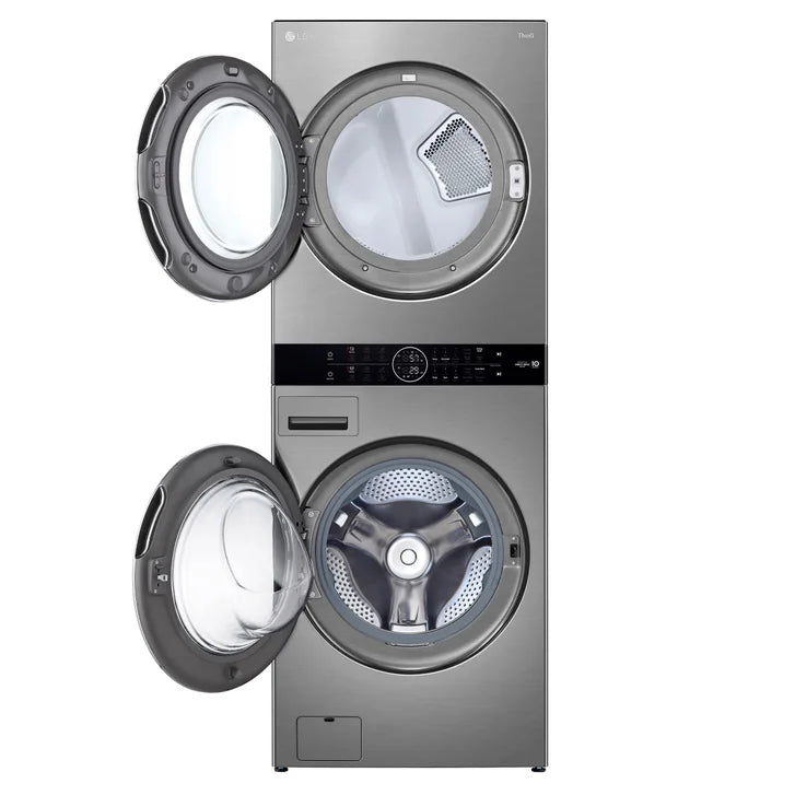 LG Single Unit Front Load WashTower with 5.2 cu ft. Steam Washer and 7.4 cu ft. Electric Steam Dryer