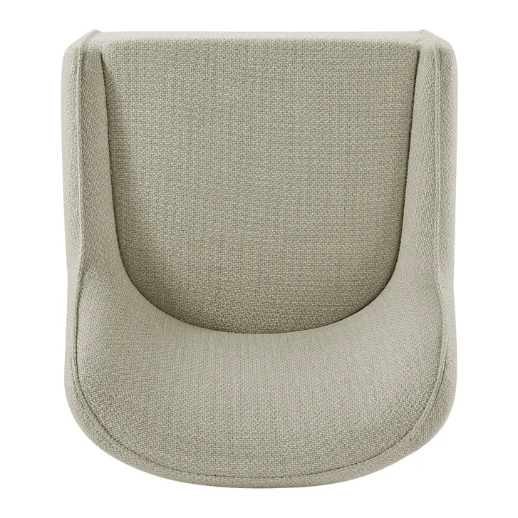 Aiden & Ivy Fabric Dining Chair with Castors