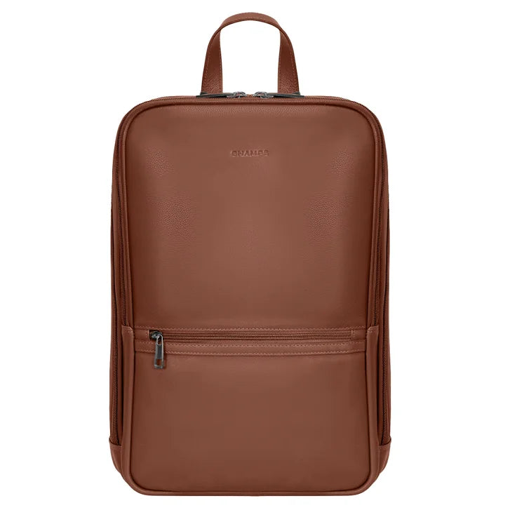 Champs Onyx Collection Classic Leather Backpack, 15 L