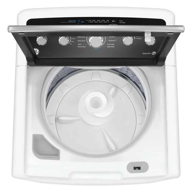 GE 27 in. 4.9 cu ft. Top Load Washer with SaniFresh Option