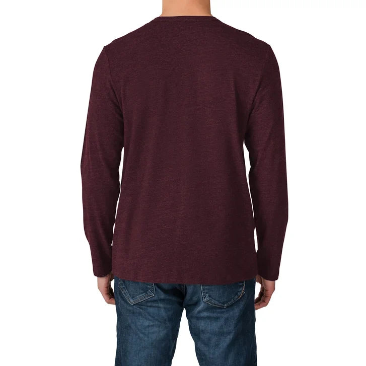 Rough Dress Men's Long Sleeve T-Shirt – Supima Cotton Crewneck