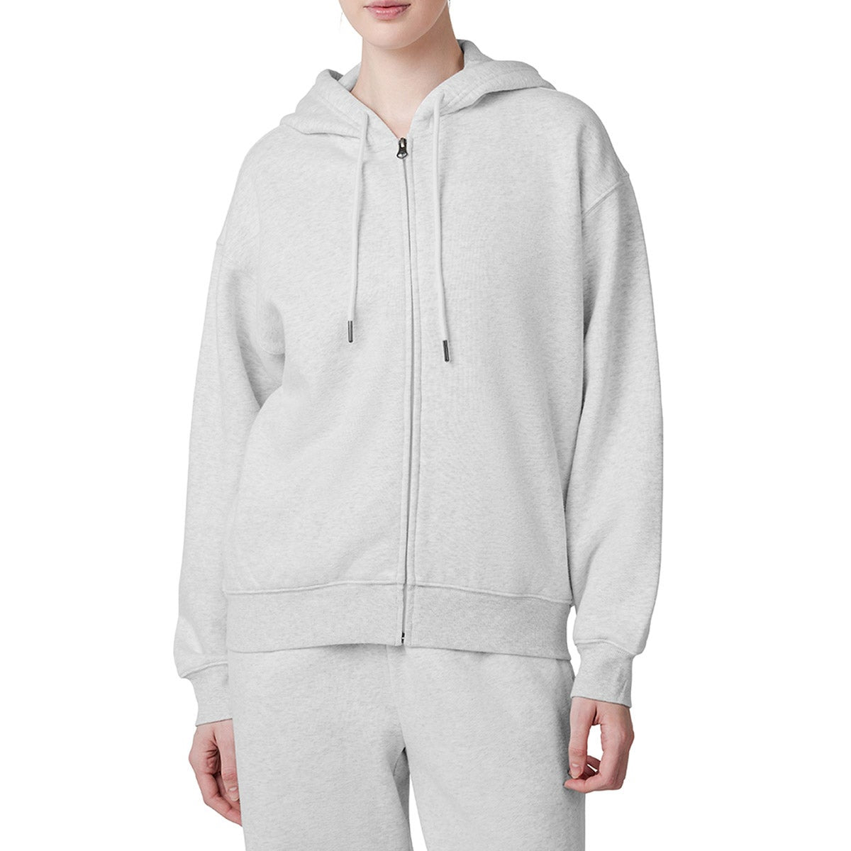 Tuff Athletics Women’s Oversized Fleece Hooded Full Zip