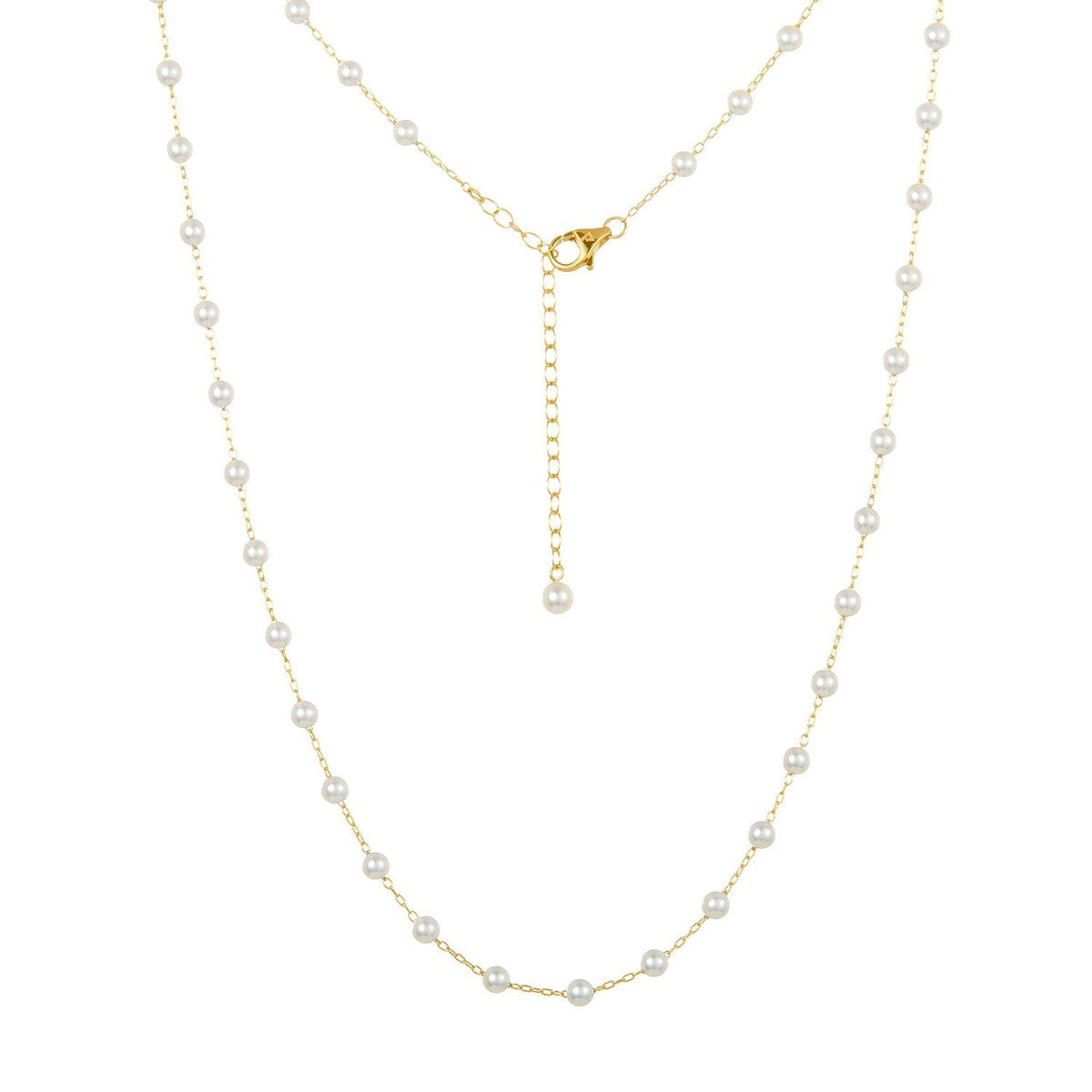 3 - 3.5 mm Cultured Akoya Pearl Necklace