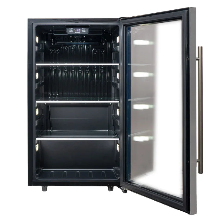Danby 19 in. 3.1 cu ft. Stainless Steel Freestanding Beverage Center