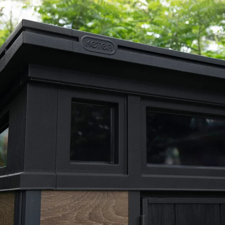 Keter DecoCoat 7 ft. x 7 ft. Shed