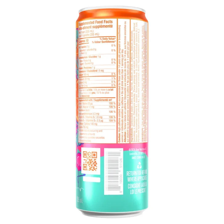 Alani Nu Energy Drink Orange Kiss 355 ml, 12-pack