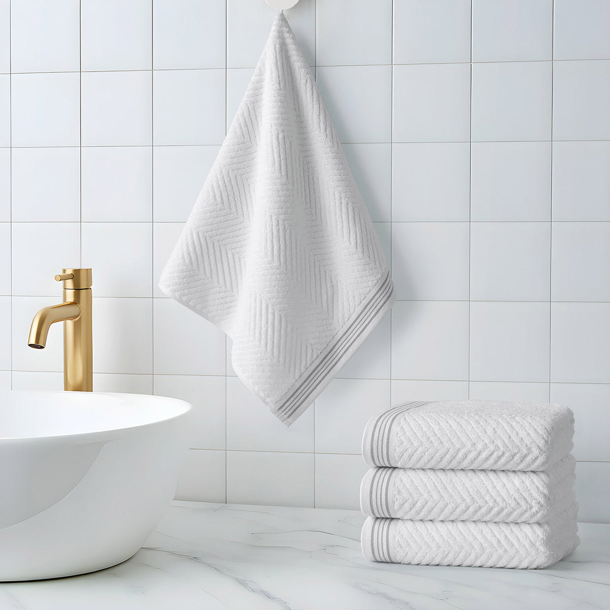Caro Home Hand Towels, 4-pack
