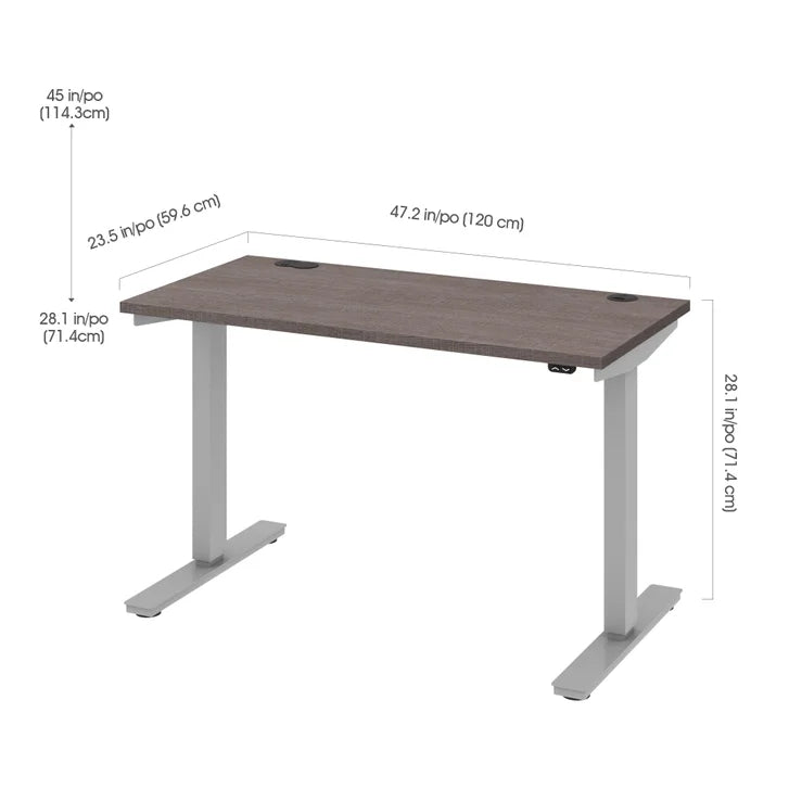 Bestar Upstand 61 cm x 122 cm (24 in. x 48 in.) Height Adjustable Desk