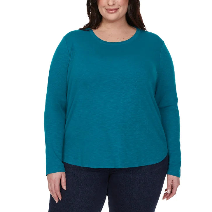 Kirkland Signature Women's Long Sleeve Slub Tee