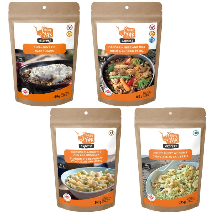 Happy Yak Freeze Dried Meal Kits, 16 Count