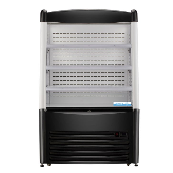 Eurodib 36 in. 13.8 cu ft. Commercial Refrigerated Beverage Merchandiser with Retractable Front Curtain