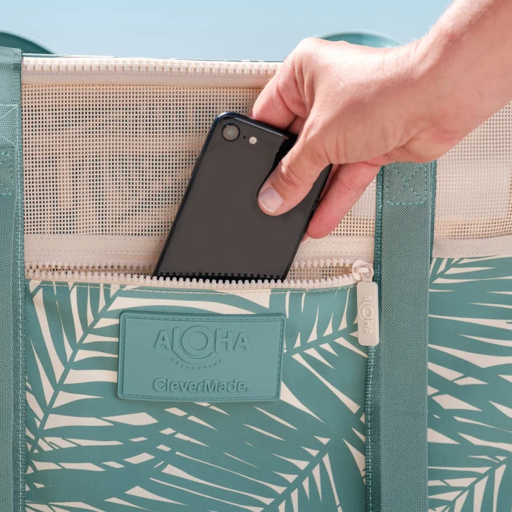 Aloha + CleverMade Collapsible Beach Tote