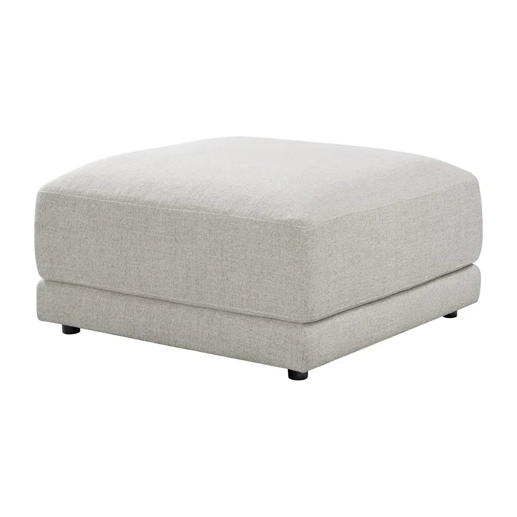 Aiden & Ivy Dayna 4-piece Modular Fabric Sofa with Ottoman