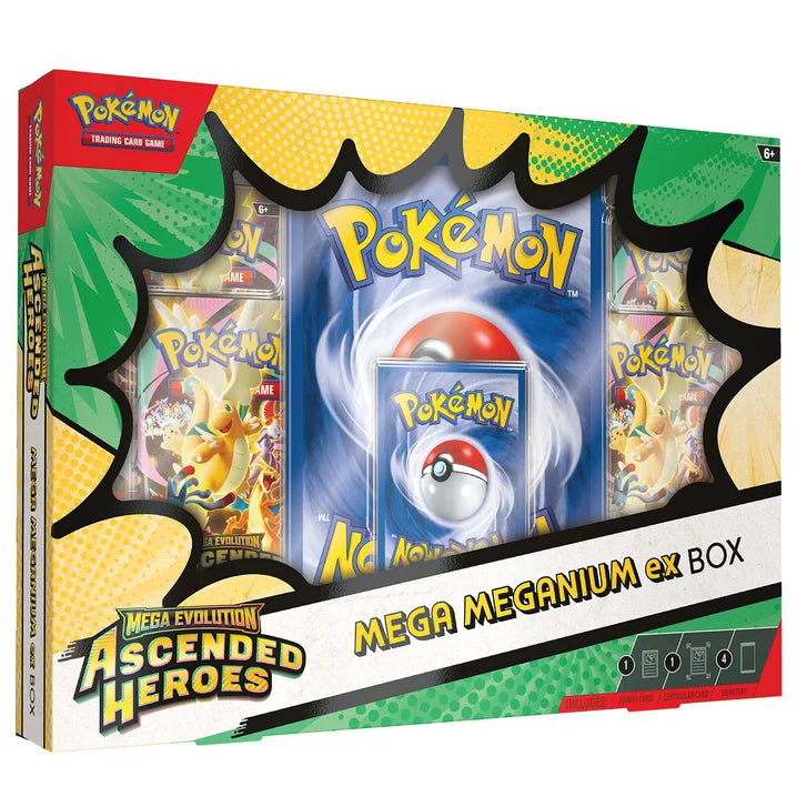 Pokémon 2 Pack ex Boxes (Mega Emboar ex & Mega Meganium ex)