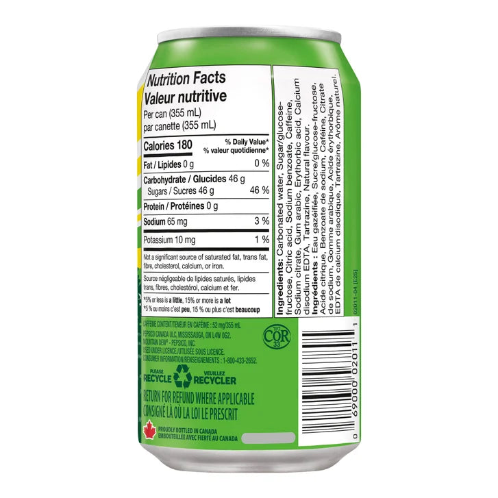Mountain Dew Variety Pack, 355 mL 32-pack