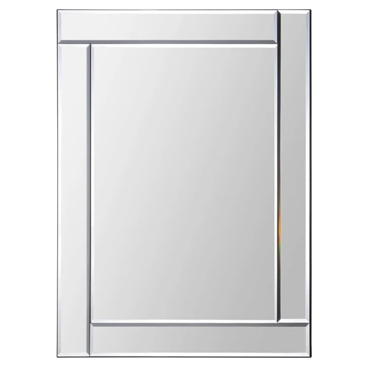 Mode Rectangular Mirror with Beveled Mirror Frame