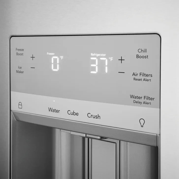 Frigidaire Gallery 36 in 21.5 cu ft. Counter-Depth French Door Refrigerator with Auto-Close Doors