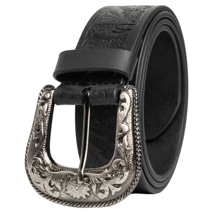 Silver Jeans Men's Western Theme Belt
