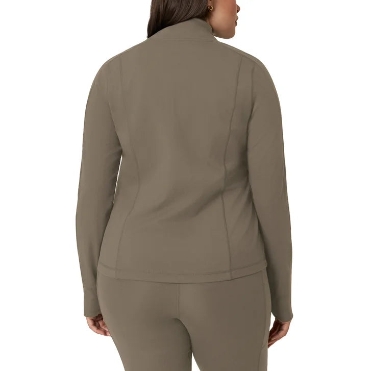 Mondetta Women’s Peached Interlock Yoga Jacket