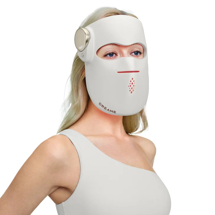 Dreame Chrona Cordless Portable LED Anti-Aging Red Light Therapy Mask with Spare Battery