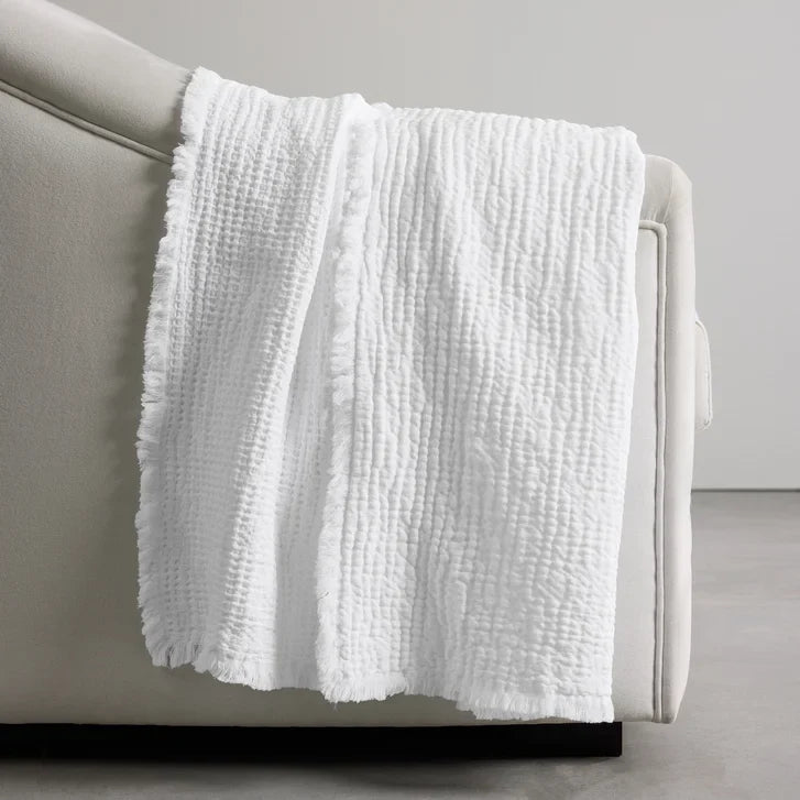 House & Home by Lynda Reeves European Collection - Cotton Waffle Throw