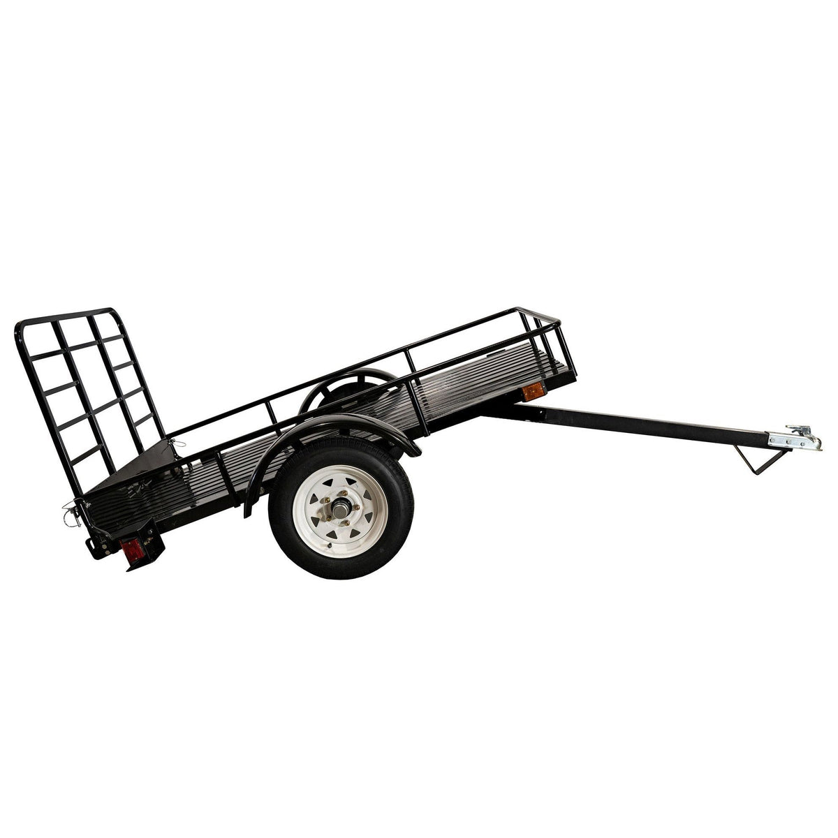 DK2 by Marlon 4 ft. x 6 ft. Single Axle Open Rail Utility Trailer