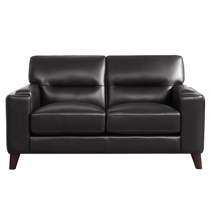 Prospera Home Sorena Top-grain Leather Sofa and Loveseat