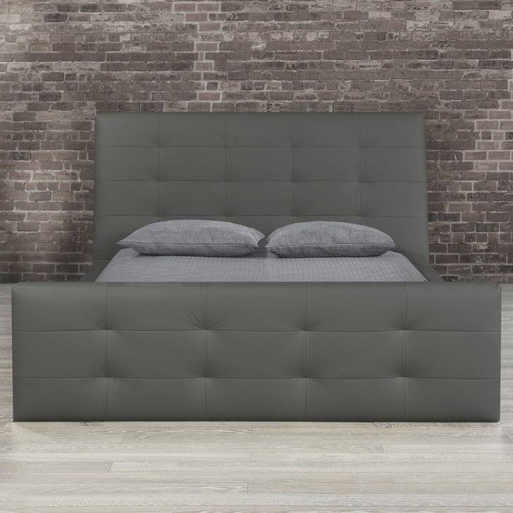 Venice Top Grain Leather Bed