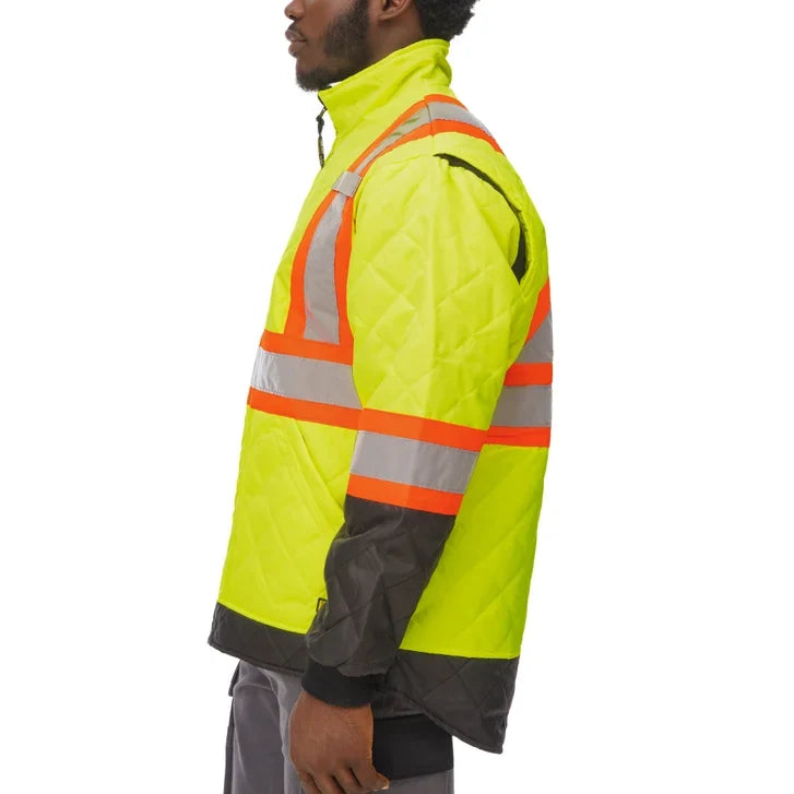 Holmes Workwear High-visibility Quilted Freezer Jacket