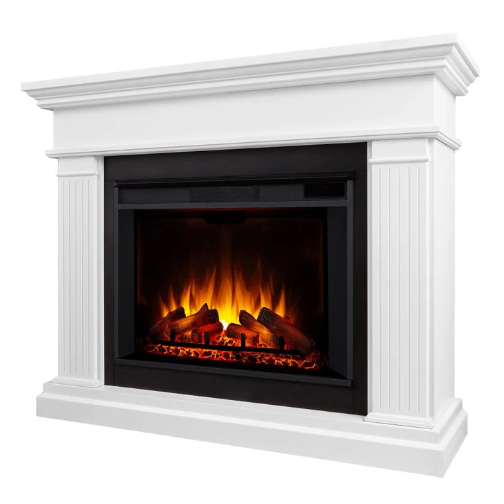 Real Flame Centennial Grand Electric Fireplace, White