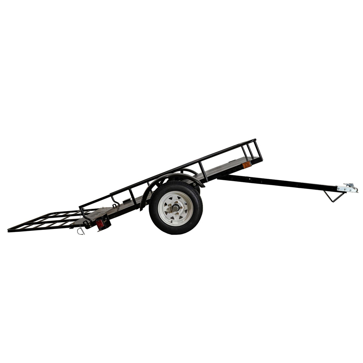 DK2 by Marlon 4 ft. x 6 ft. Single Axle Open Rail Utility Trailer