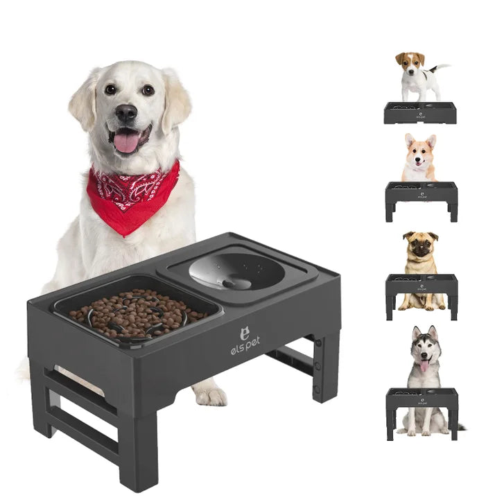 ELS Pet Raised Dog Bowls