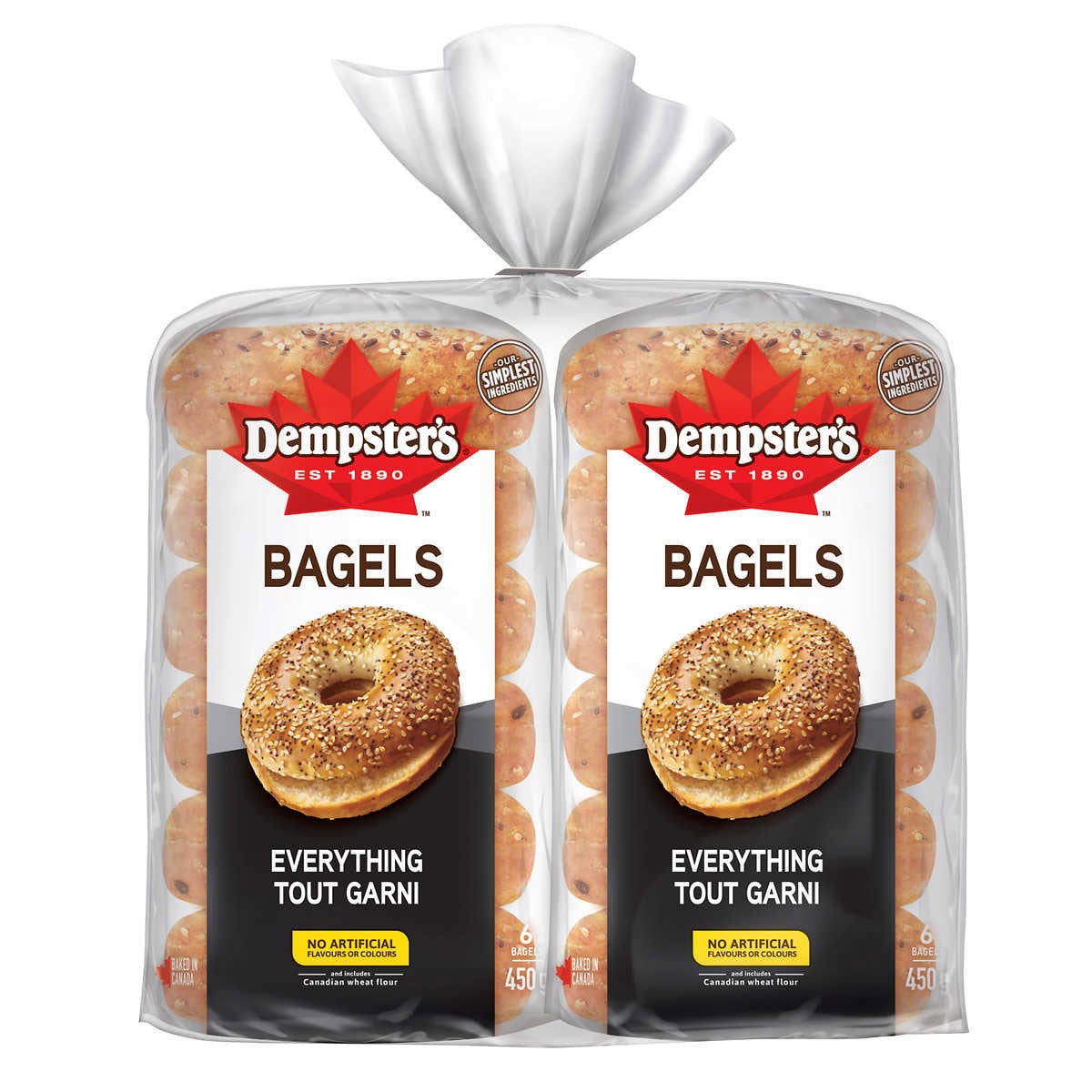 Dempster's Everything Bagels, 2 x 450 g
