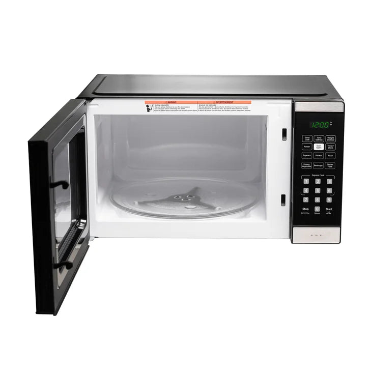 Danby 0.9 cu.ft. Countertop Microwave - Black and Stainless Steel