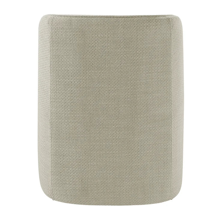 Aiden & Ivy Fabric Dining Chair with Castors